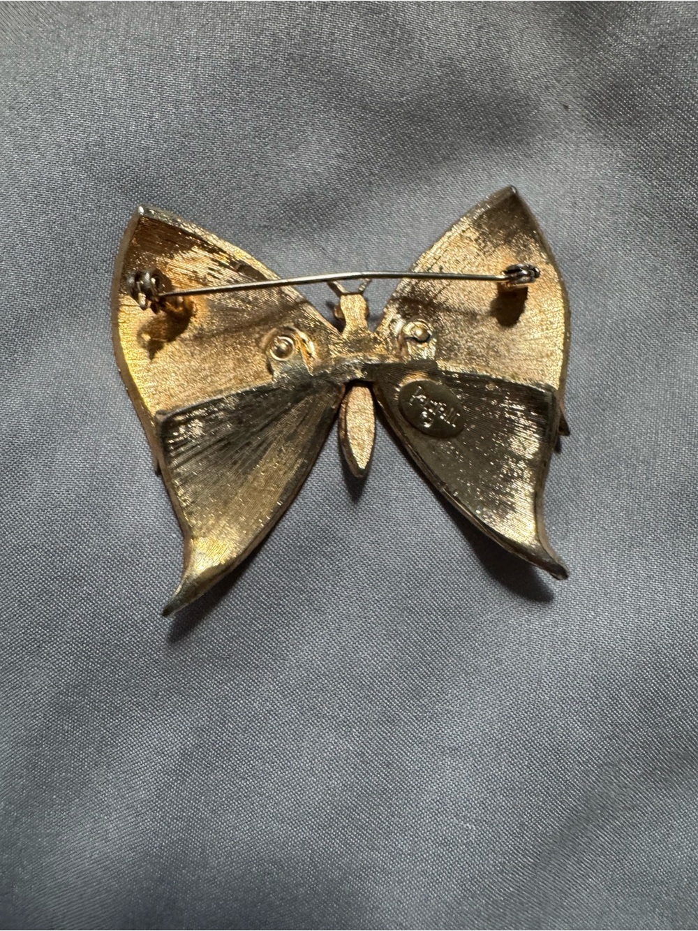 Vintage 1960s Pastelli signed butterfly brooch jewelry Monet trifari avon 50s - Picture 4 of 5